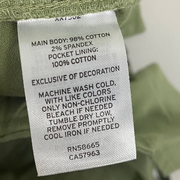 NEW‎ Nordstrom BP Stretch Cotton Pants Green Size Large x 32 Casual Jogger 2021 - Picture 11 of 14